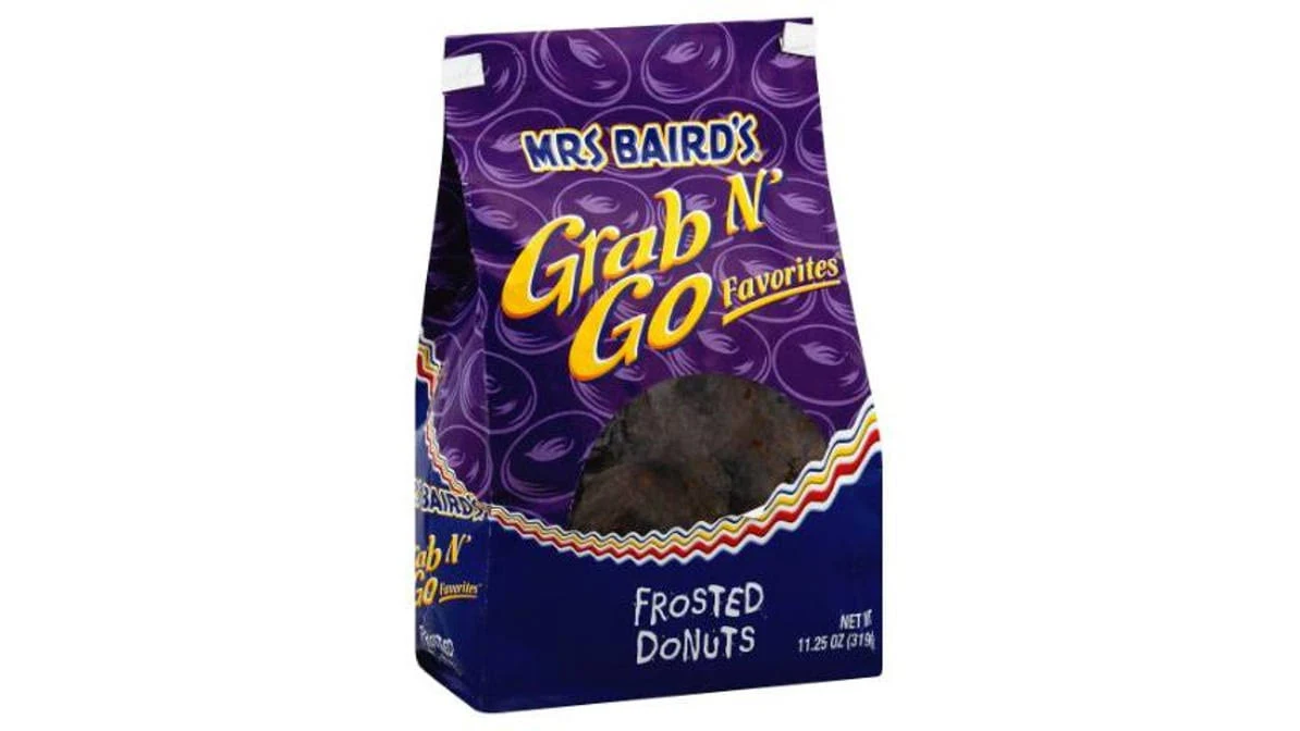 Mrs Baird's Grab 'n Go Favorites Frosted Donuts 10.5 oz