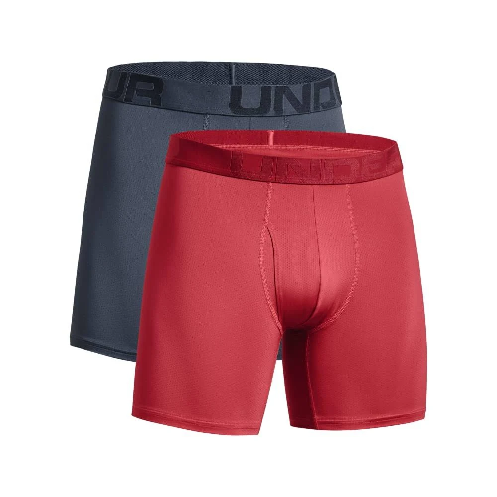 Under Armour Men's Multi-pack Performance Tech Mesh Boxerjock Brief, 6" Inseam, All-day Comfort