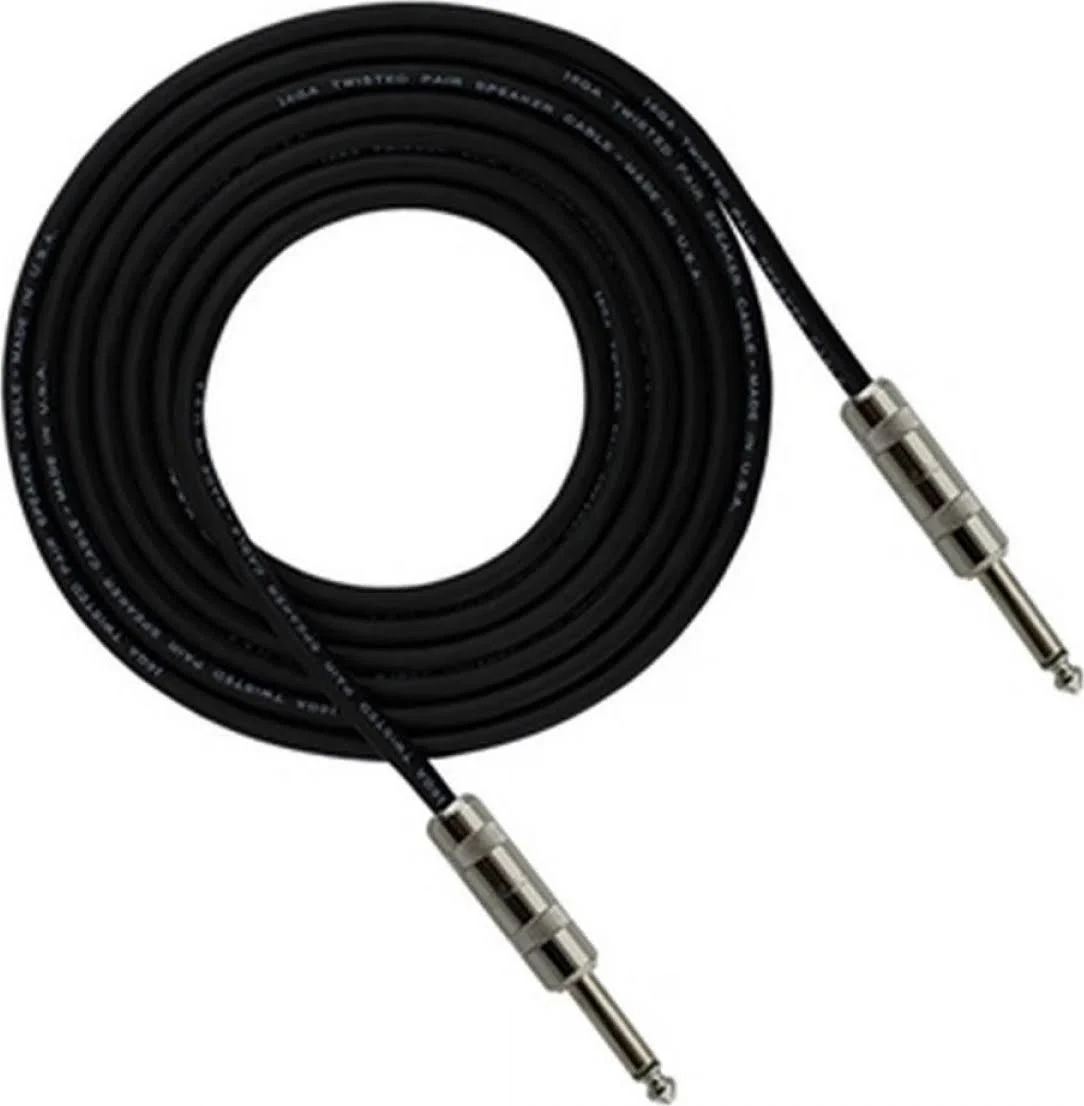 SRS16-6 StageMASTER 6-Feet 16 Gauge Speaker Cable with 1/4-Inch Connectors