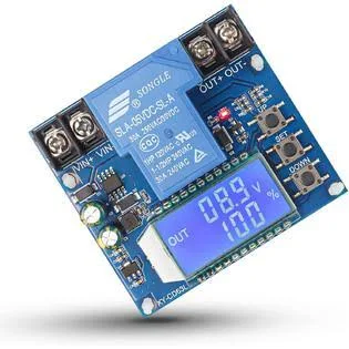 Icstation Low Voltage Disconnect, DC 6v-60v Low Voltage Cutoff with LCD Display 30A Low Voltage Protector Disconnect Switch Module Charg