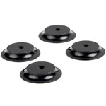 Sonic Saucers  Isolation Discs Set of 4 Black