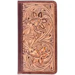 RAWHYD Leather Tooled Wallet for Men, Western Wallet for Men, RFID-Blocking Long Wallets for Men