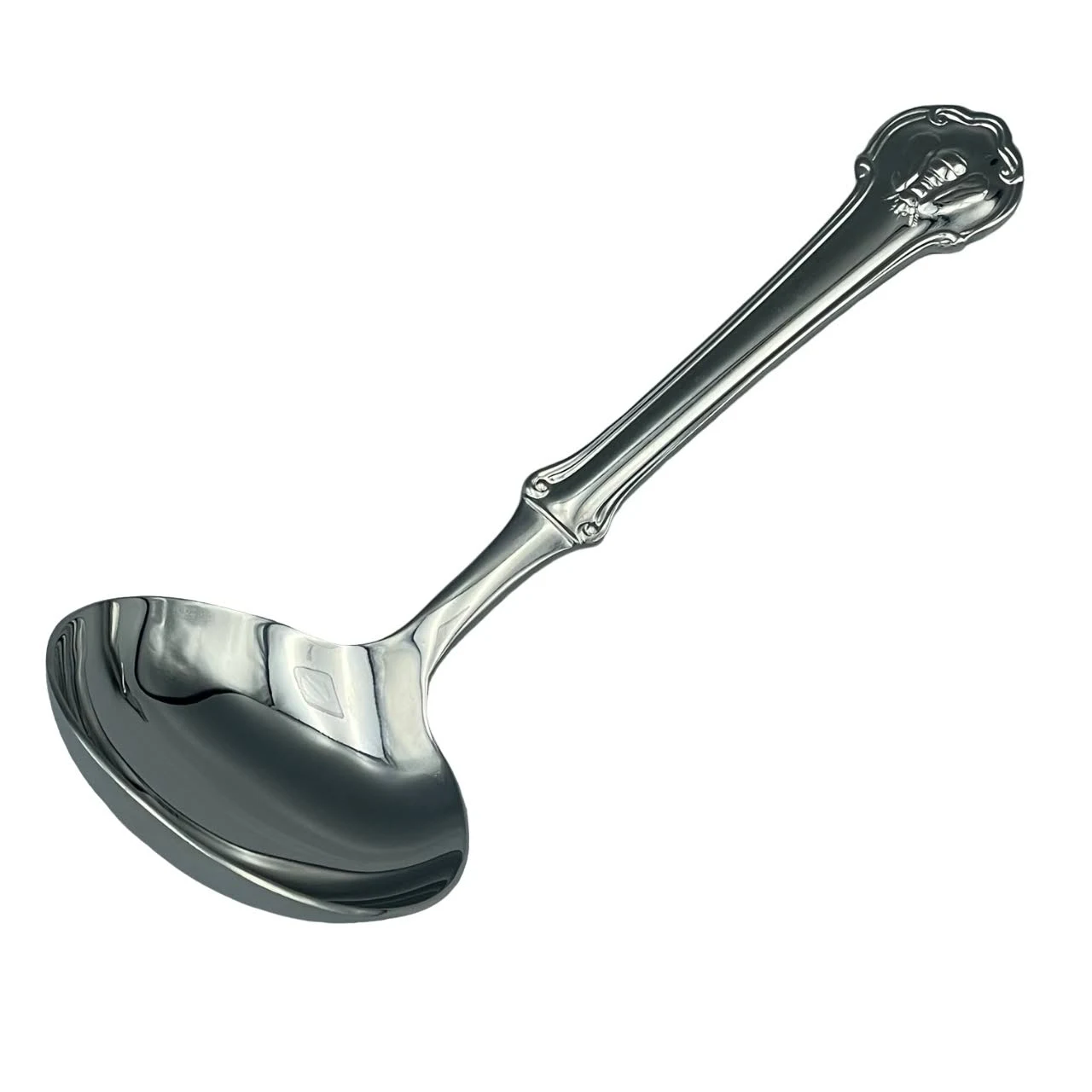 Wallace Napoleon Bee Gravy Ladle, 7-Inch, Silver