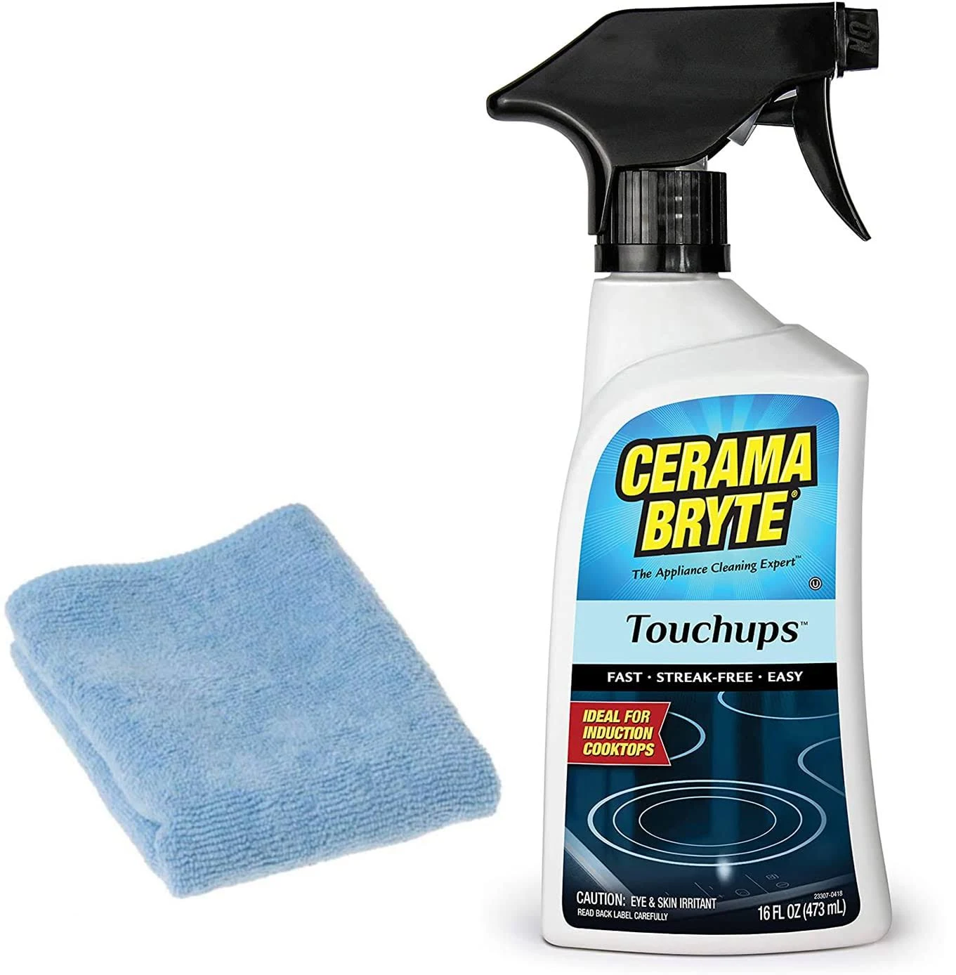 (2 Pack) Cerama Bryte Touchups Ceramic Cooktop Cleaner Trigger Spray, 16 oz. Each