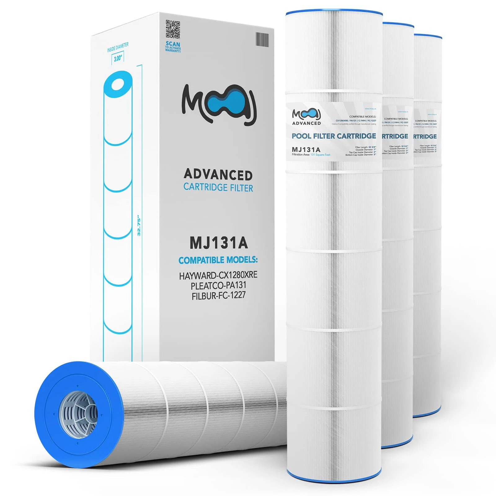 MOAJ Advanced Pool Filter Replacement for CX1280XRE, PA131, FC-1227, C-7494