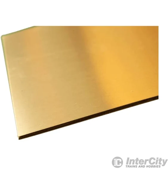 K&S K & S Precision Metals 251 Brass Sheets, 0.010" Thickness x 4" Width x 10" Length, 6 Brass Sheets, Made in USA