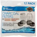 Filters for Petmate Replendish and Mason Pet Fountains, Pack of 12