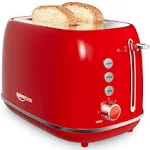 Keenstone WT-330 Retro 2 Slice Toaster Stainless Steel ,with Bagel, Cancel,