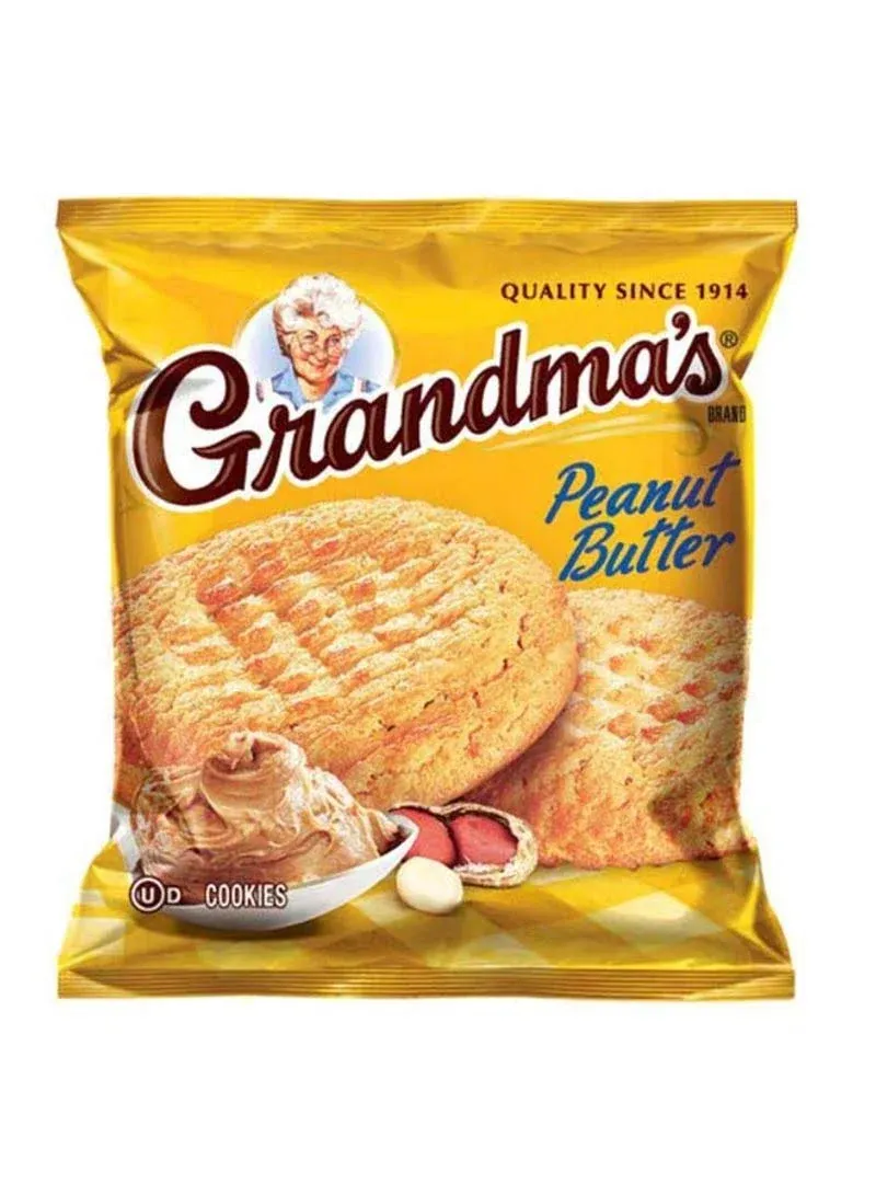 Big Cookie Grandma's Peanut Butter Cookies - 33 Pks - Total 66 Cookies