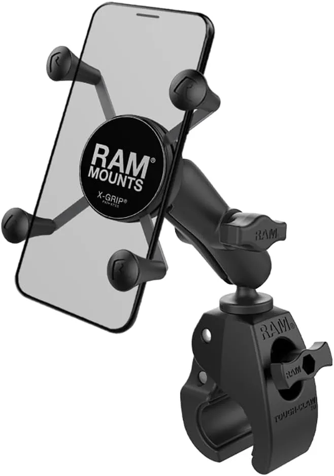 RAM-B-400-UN7 RAM X-Grip Phone Mount w/ RAM® Tough-Claw Small Clamp Base