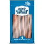 Best Bully Sticks 12 inch All-Natural Bully Sticks for Dogs - 12? Fully Digestible, 100% Grass-Fed Beef, Grain and Rawhide Free | 3 Pack Trial Size