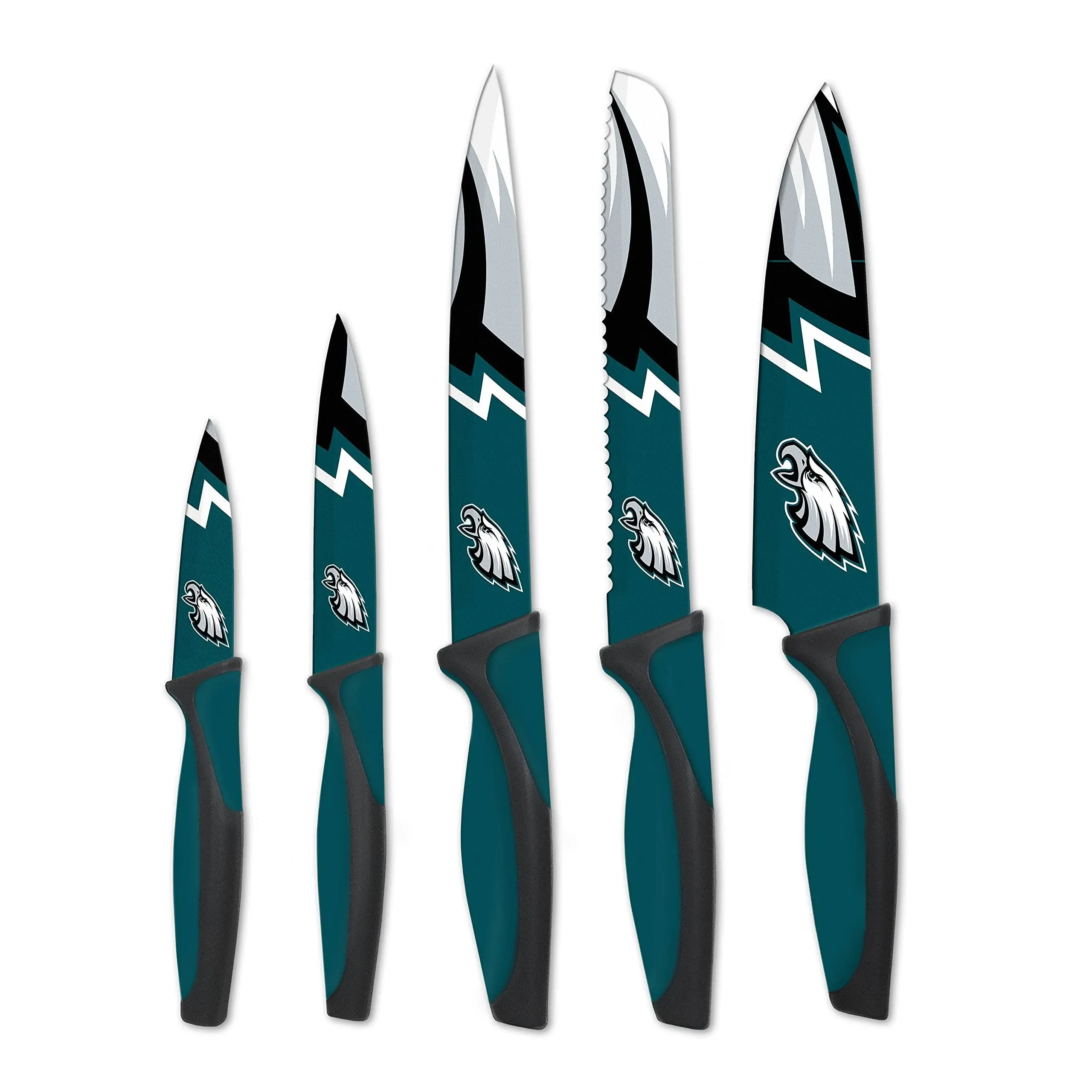 NFL 5-Piece Kitchen Knife Set - Philadelphia Eagles