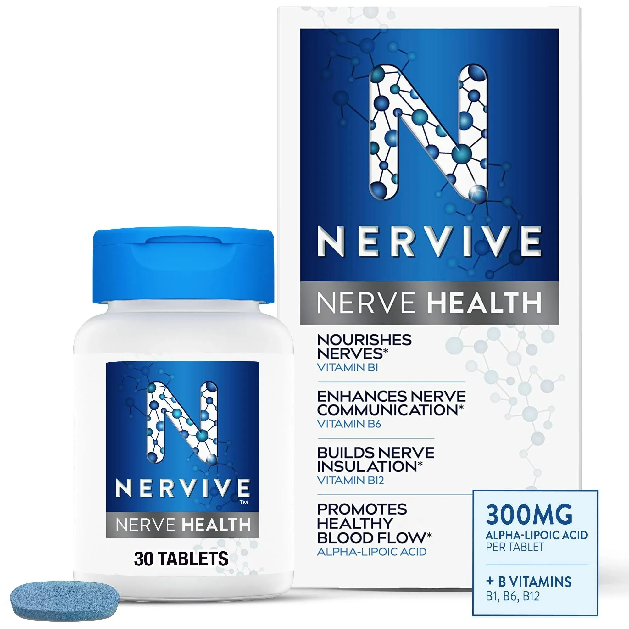 Nervive Nerve Health, Tablets - 30 tablets