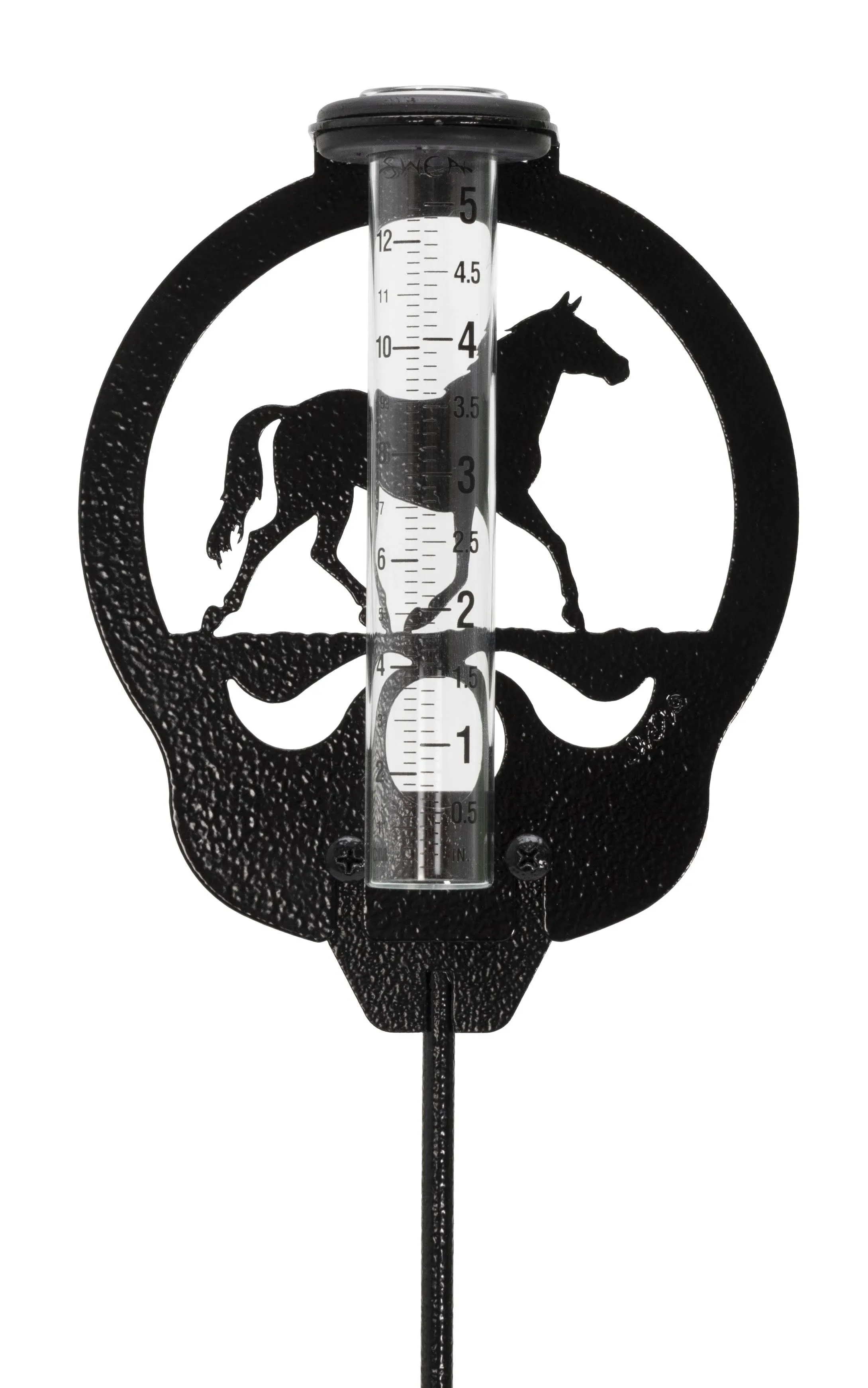 SWEN Products HORSE - QUARTER Rain Gauge