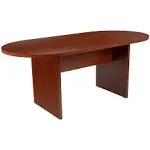 Jones 6 Foot (72 inch) Oval Conference Table in Cherry