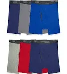 New Fruit of the Loom Men&#039;s Big and Tall Coolzone Fly Boxer Briefs (6 Pack)