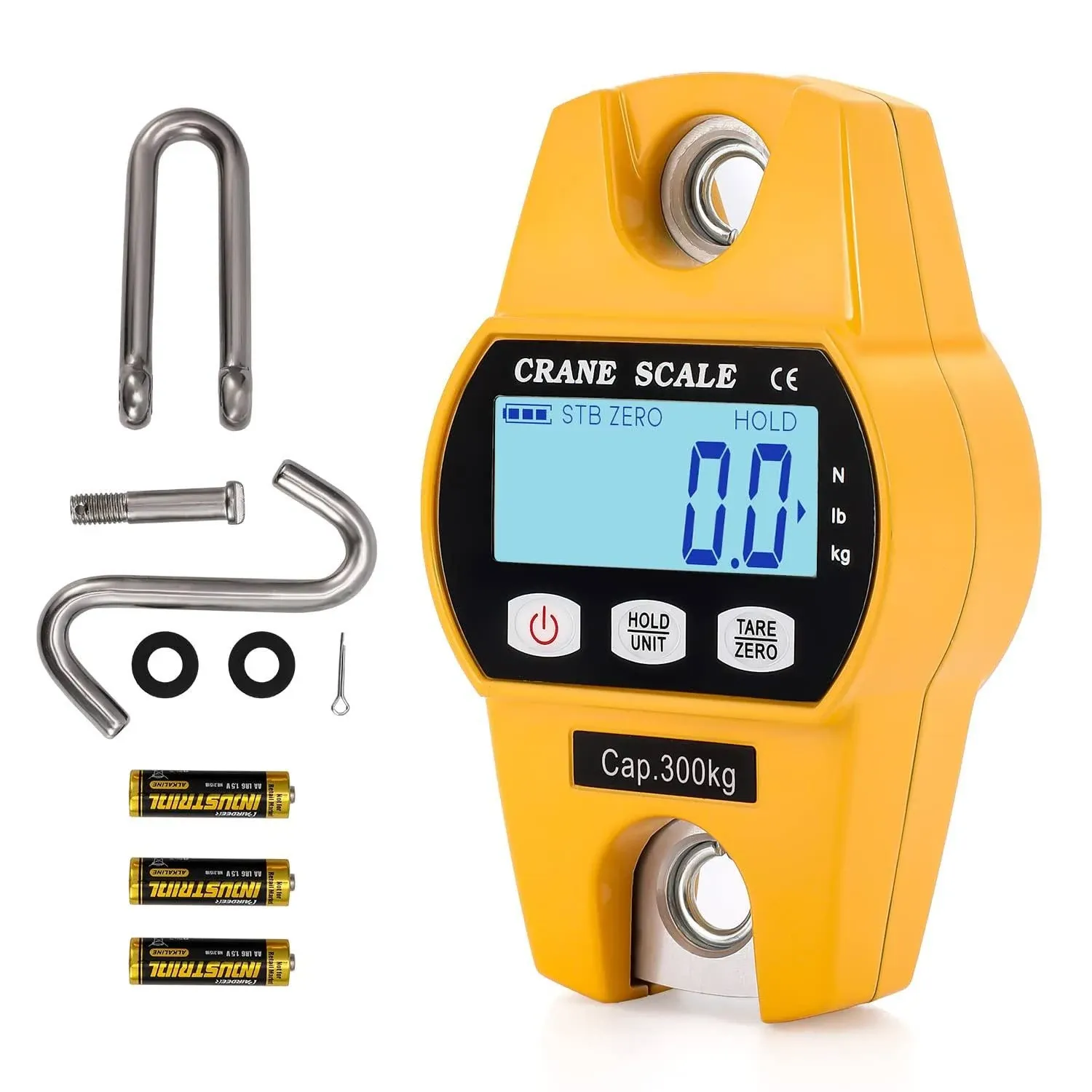 Digital Crane Scale 300kg/600lbs Industrial Scale Portable CE/RoHS Certified