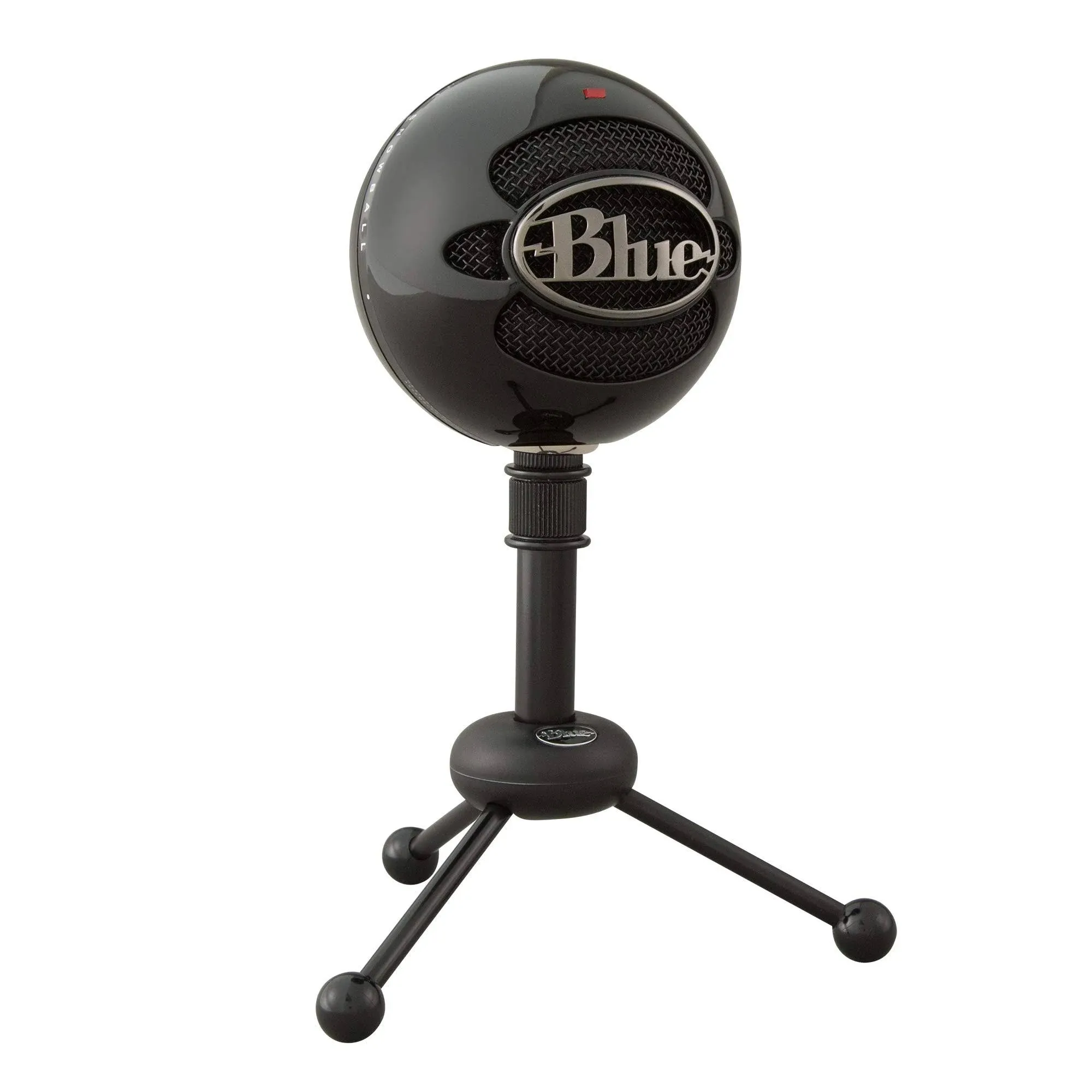 Blue Snowball USB Microphone (Gloss Black) (Renewed)