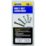 Molly Bolt Assortment, 40 Piece