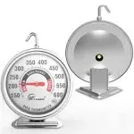 Large 3 Dial Oven Thermometer - KT Thermo (2018 New Design) NSF-approved Accu