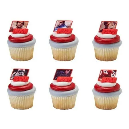 Star Wars: The Last Jedi The Force Cupcake Rings - 24 pc