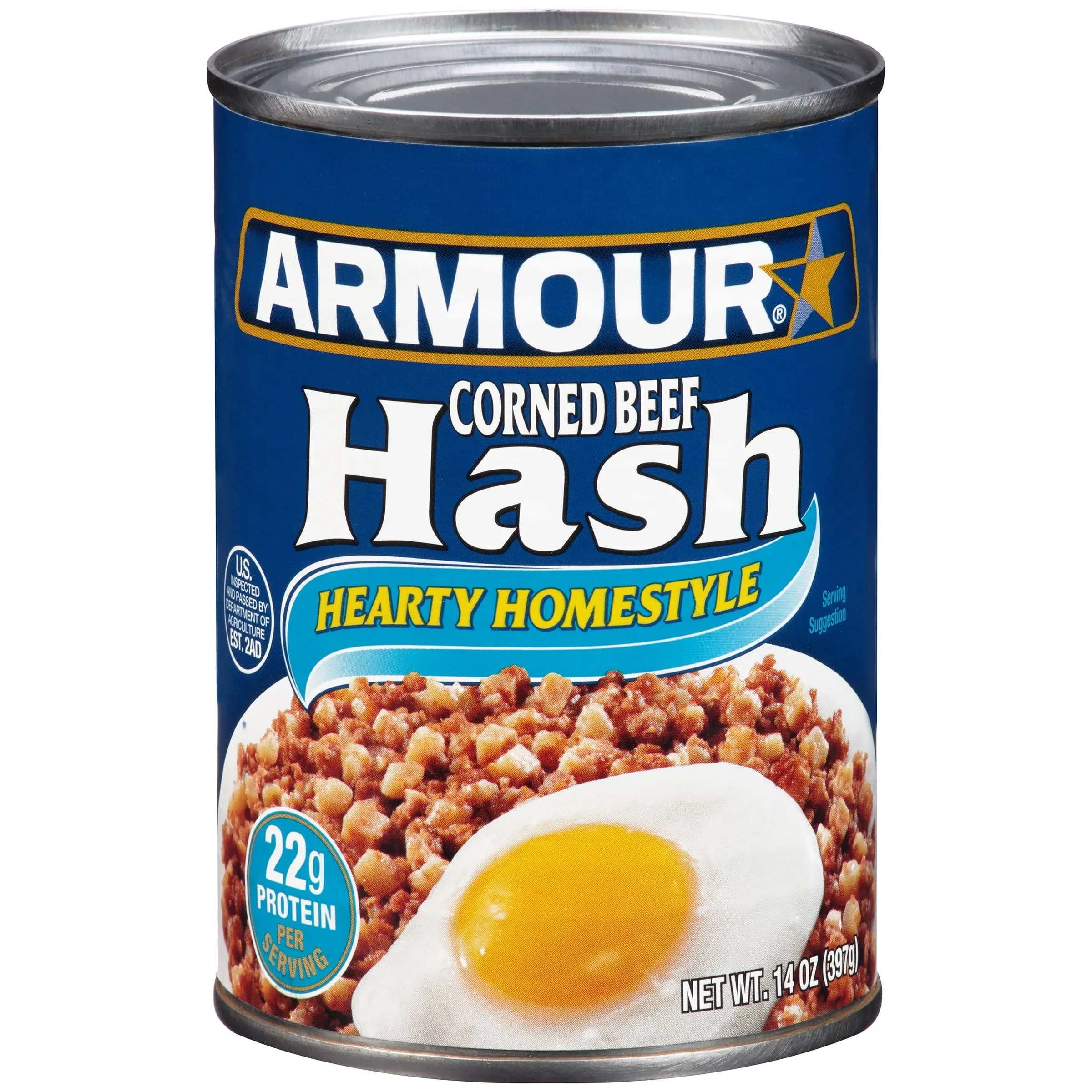 Armour Corned Beef Hash, 14 Ounce (12 Pack)