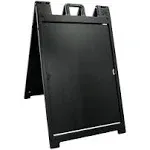 Signicade Deluxe Portable Folding Double Sided Sign Stand, Black