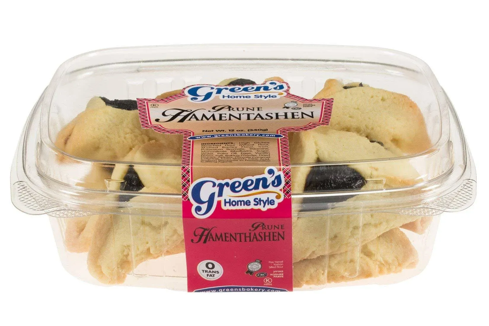 Greens Hamentashen Prune 12 oz