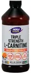 Now Foods L-Carnitine Liquid Triple Strength 3,000mg Citrus Flavor 16 oz.