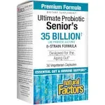 Natural Factors Ultimate Probiotic Seniors 35 Billion 30 VegCap