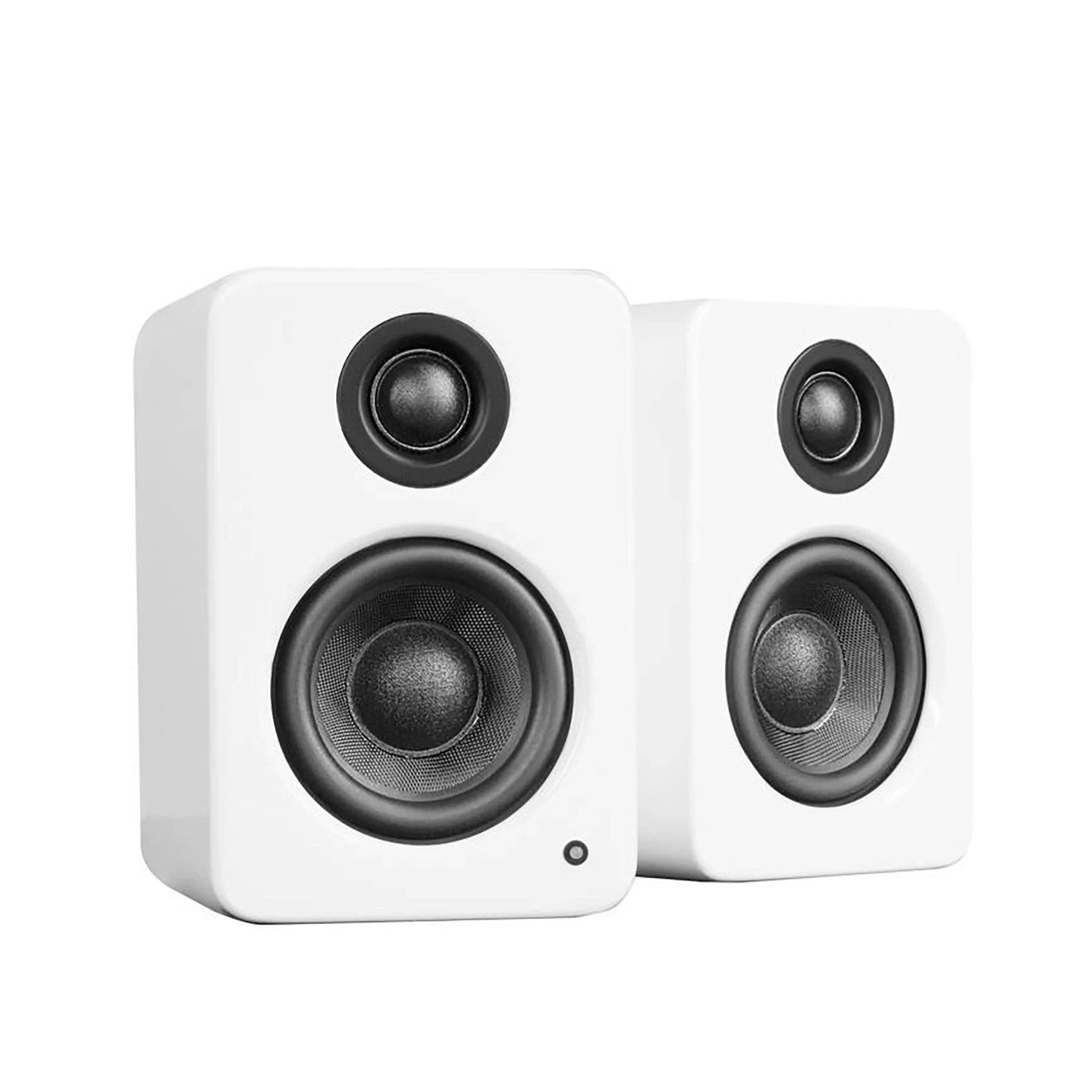 Kanto YU2BAMBOO PC Gaming Desktop Speakers | 3" Composite Drivers | 3/4" Silk Dome Tweeter | Class D Amplifier | 100 Watts | Built-in USB DAC | Subwoofer Output | Pair | Bamboo