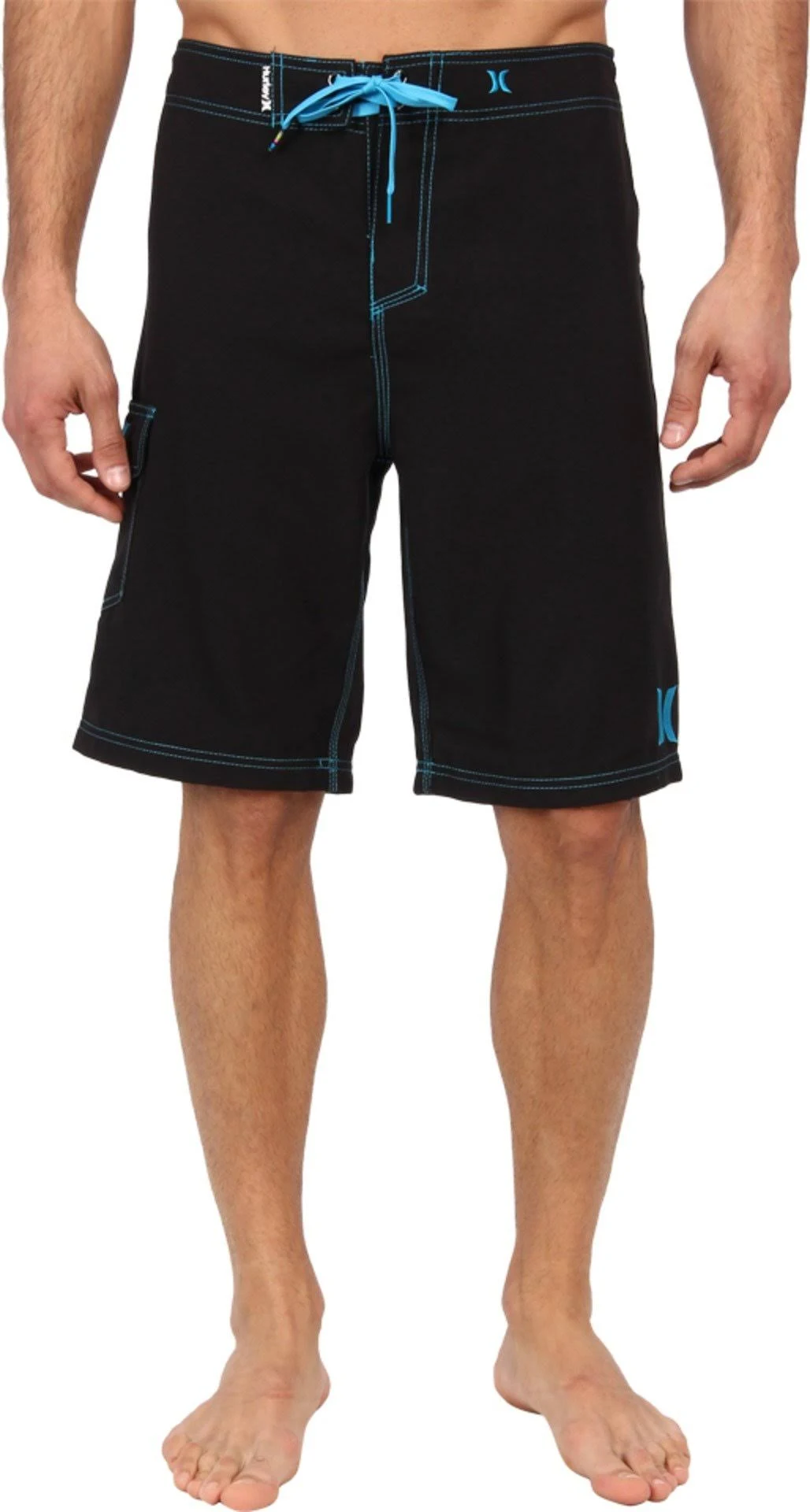 Hurley Mens Black One &amp; Only 22&#034; Board short L67618 Size 30