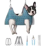 Supet Dog Grooming Hammock Harness for Cats Dogs, Relaxation Pet Grooming Hammock Restraint Dog & Small Animal Leashes Sling for Grooming Dog Grooming Helper for Nail Trimming Clipping Grooming