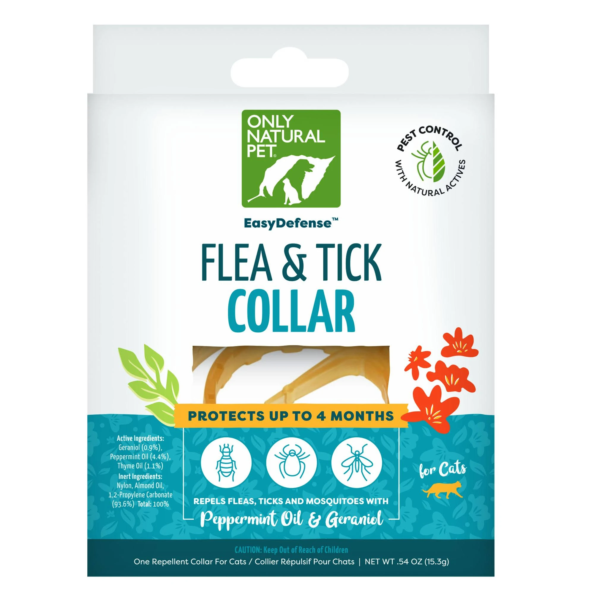 Only Natural Pet EasyDefense Cat Flea & Tick Collar