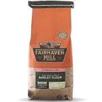 Fairhaven Mill Whole Grain Barley Flour - Non-Wheat, Contains Gluten - Ideal for Blending with Wheat Flours - Mild Flavor - 5 lbs Bag - 8507