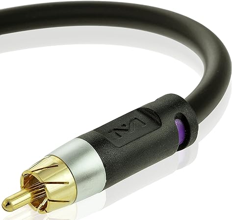 Mediabridge Ultra Series Subwoofer Cable Dual Shielded with Gold Plated RCA to RCA Connectors