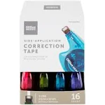 Office Depot® Brand Side-Application Correction Tape, 1 Line x 392"", Pack Of 16 Cartridges