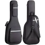 CAHAYA Electric Guitar Bag Padded Gig Bag Soft Case - 0.5in Thick Padding with Reflective Bands CY0201