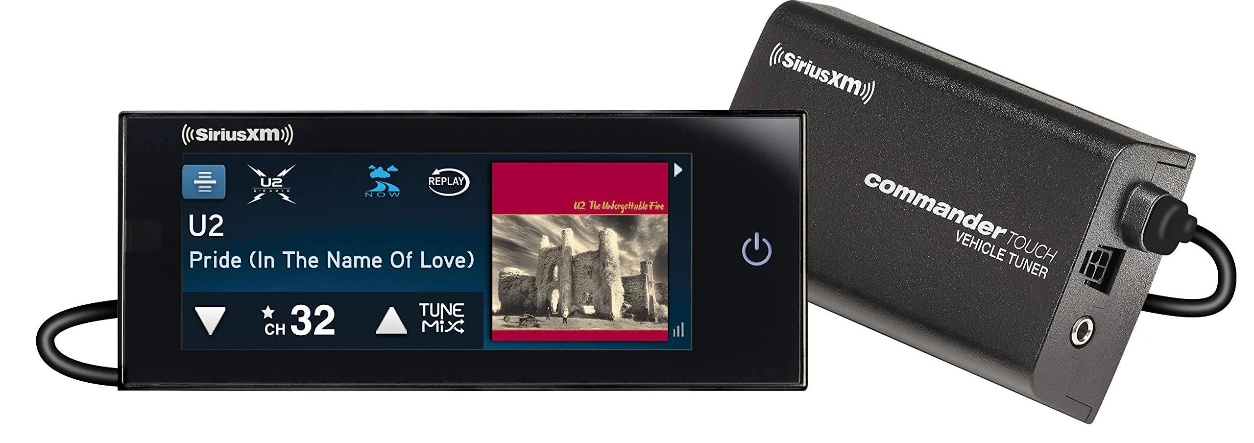 SiriusXM Commander Touch Full-Color, Touchscreen Dash-Mounted Radio with Free 3 Months Satellite and Streaming Service