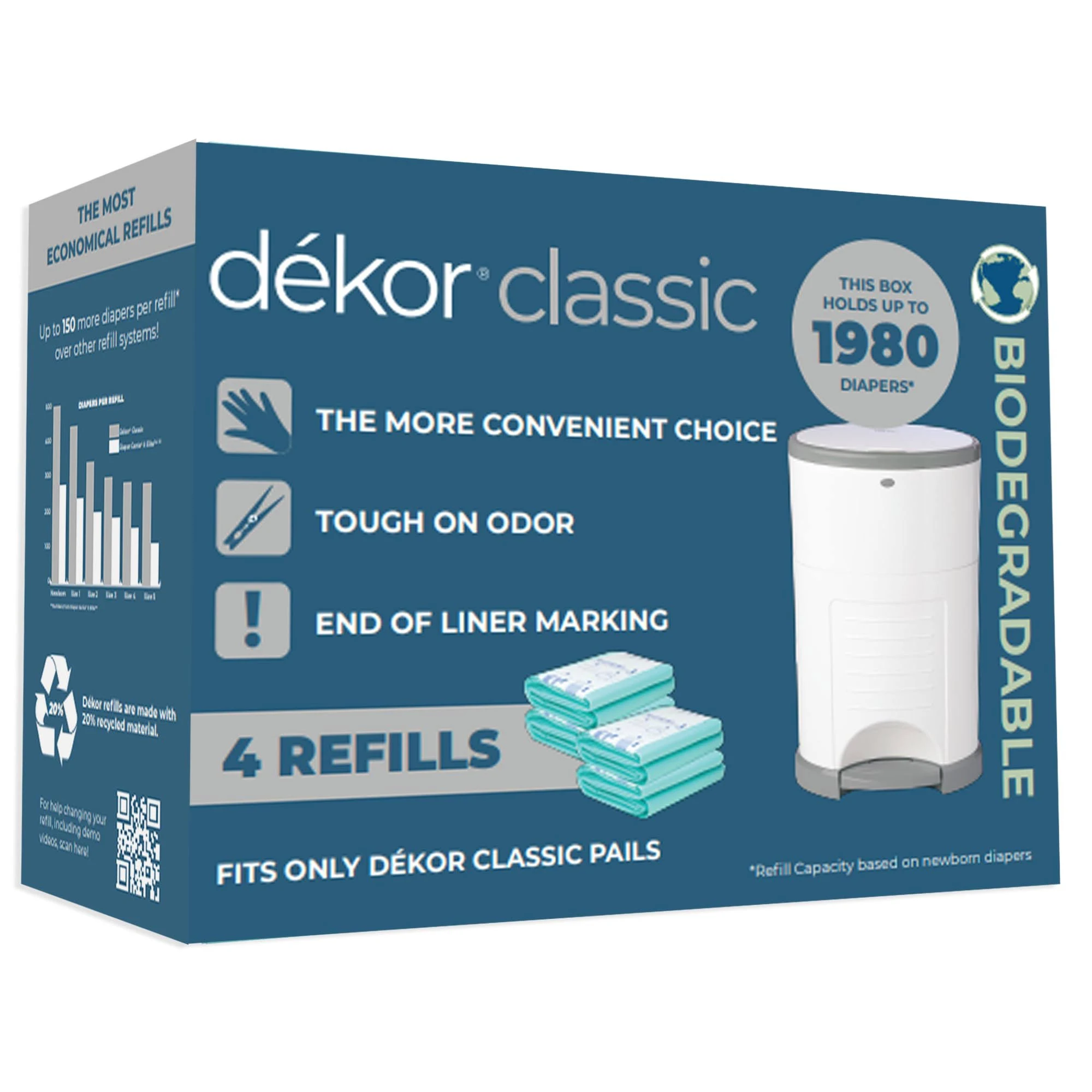 Dekor Classic Diaper Pail Refills