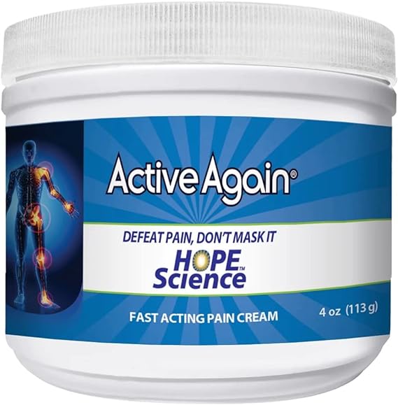 Active Again Joint & Muscle Cream, 4oz | Clinically Proven for Joint Health and ...