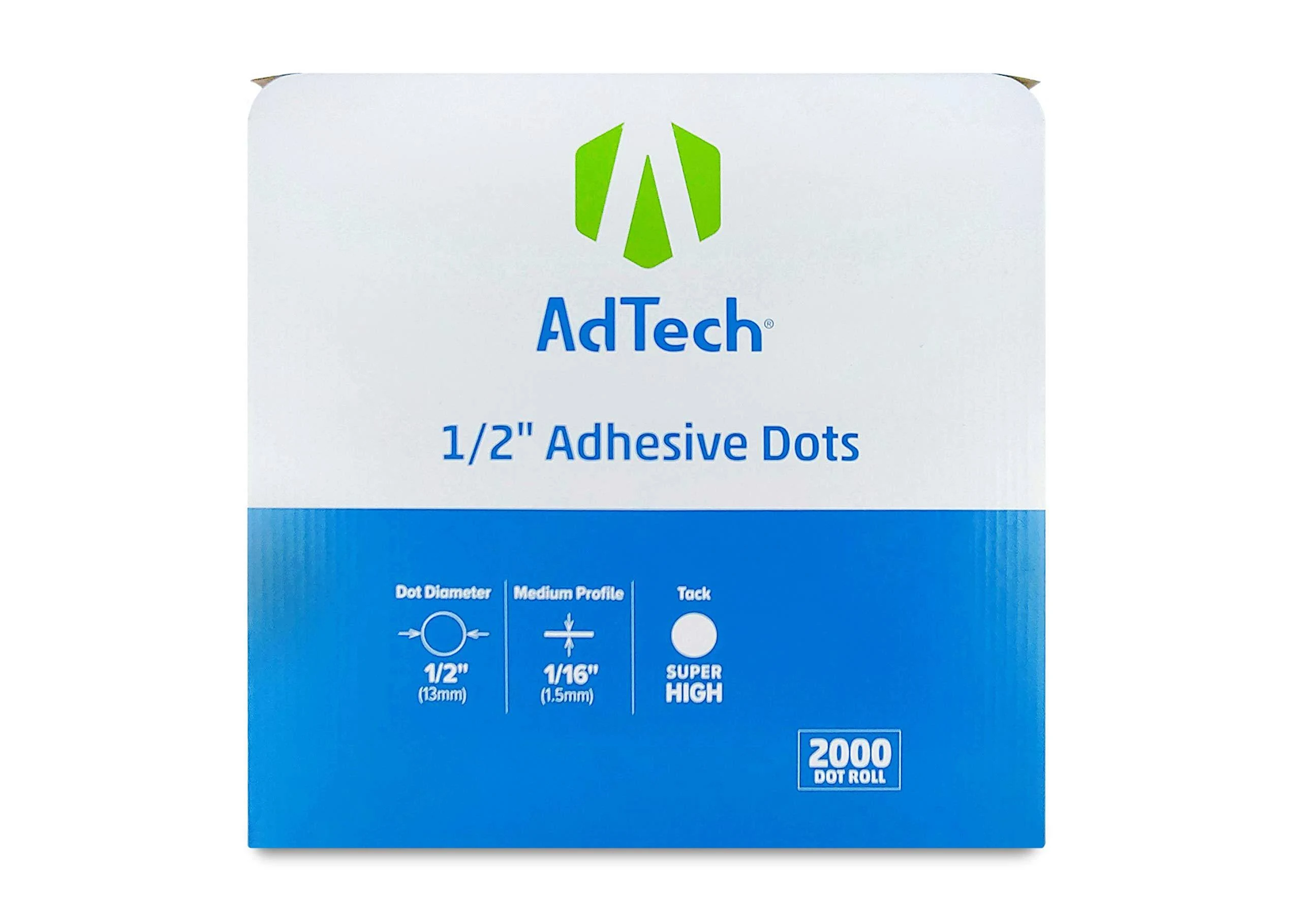 Adtech Double Sided Adhesive Dots - Pressure Sensitive, Double-Sided Tape ...