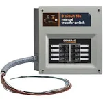 Generac 6853 HomeLink Upgradeable 30 Amp Transfer Switch Kit - Reliable Power Solution for Homes - 10' Cord and Resin Power Inlet Box