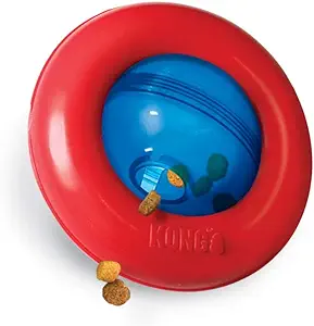 KONG Gyro - Interactive Dog Toy for Treat Dispensing - Dog Slow Feeder for Healthy Eating - for Medium/Large Dogs