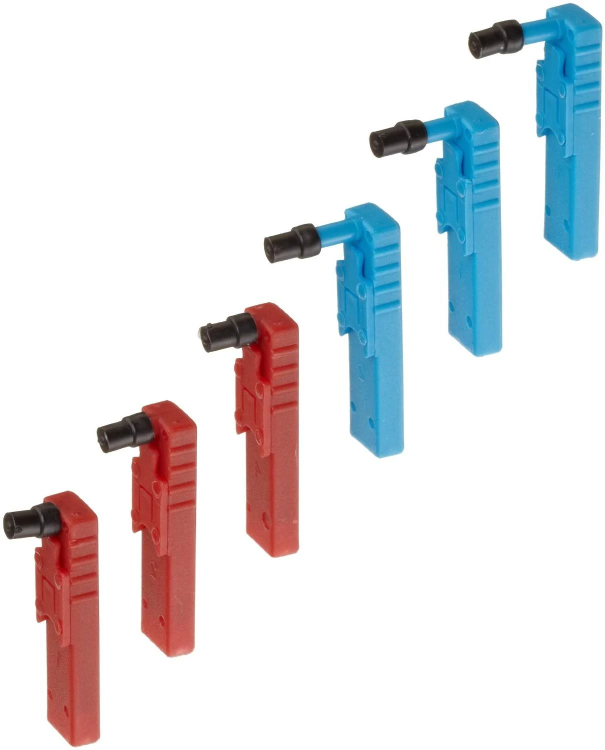 Replacement Pen Kit, 3 Red, 3 Blue