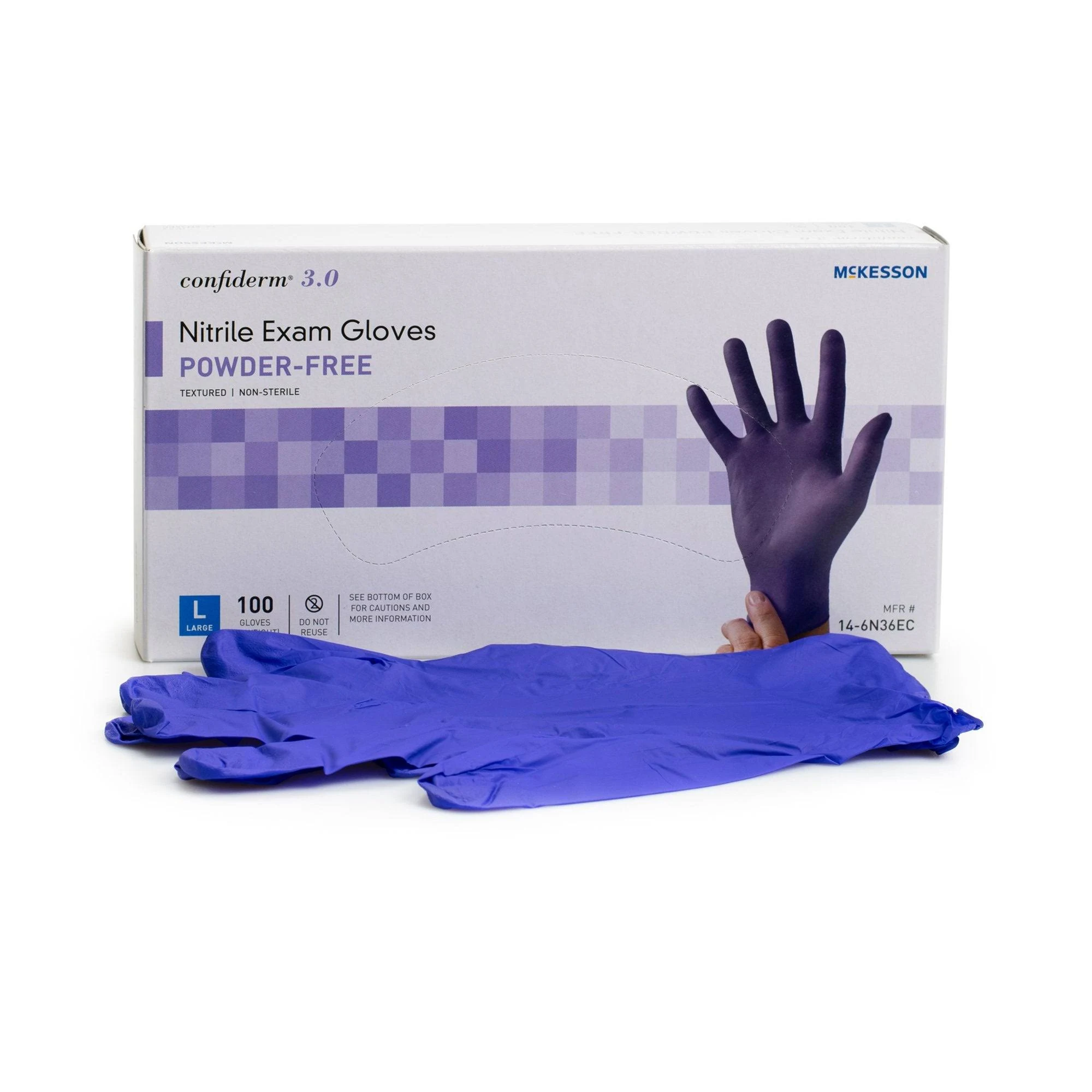 McKesson Confiderm 3.0 Exam Glove Nitrile