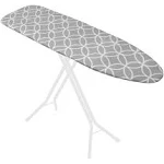 Westex Circles Heavy Duty Ironing Board Cover and Pad, Thick 3-Layer Stain Resistant Padding, Elasticized Skirt, Click-to-Close Fastener, 15 x 54 Inch (Board NOT Included, Cover ONLY)