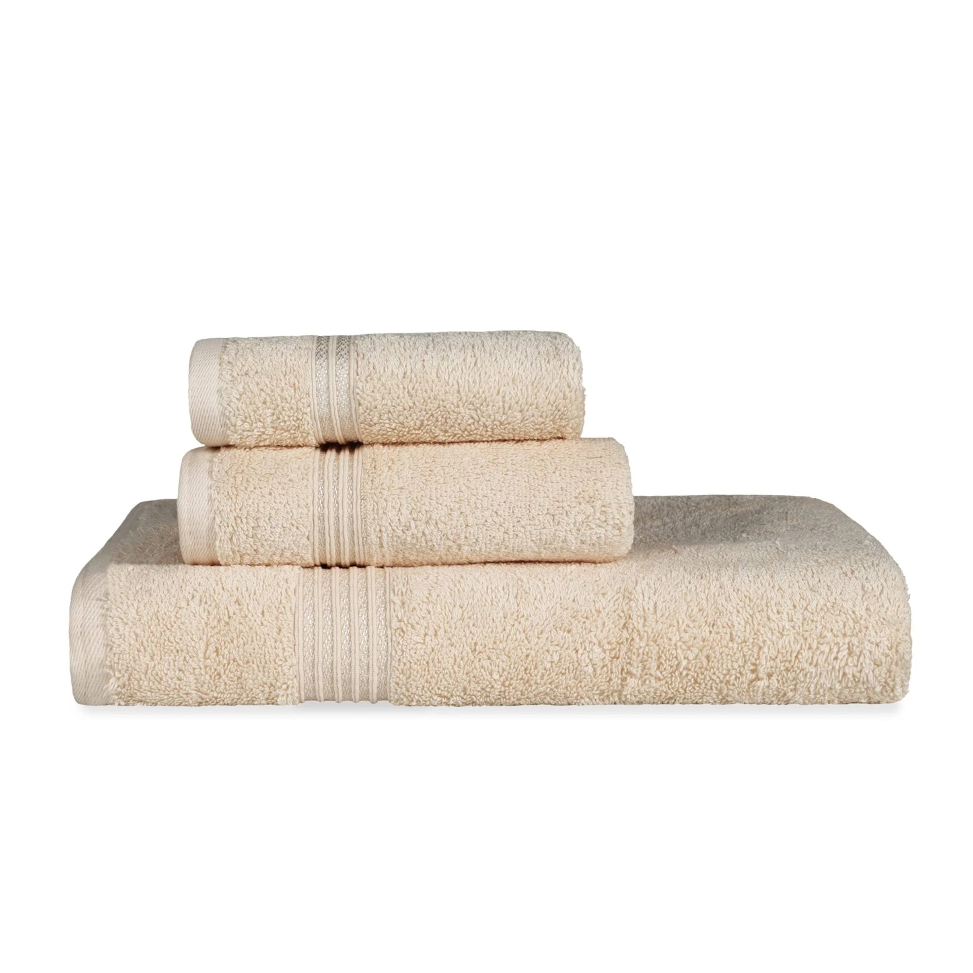 Superior 3-Piece Egyptian Cotton Bath Towel Set