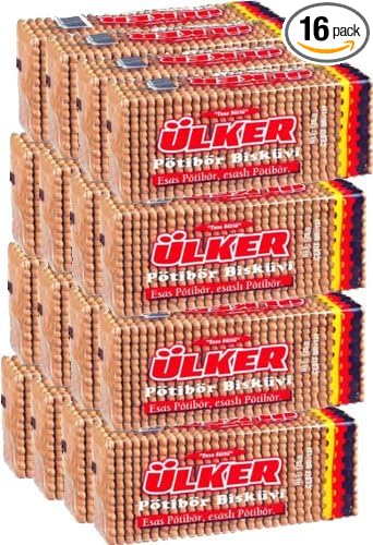 Ulker Tea Biscuit, 6.17 Ounce (Pack of 16)