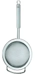 Rosle Stainless Steel Round Handle Coarse Mesh Kitchen Strainer, 7.9-inch